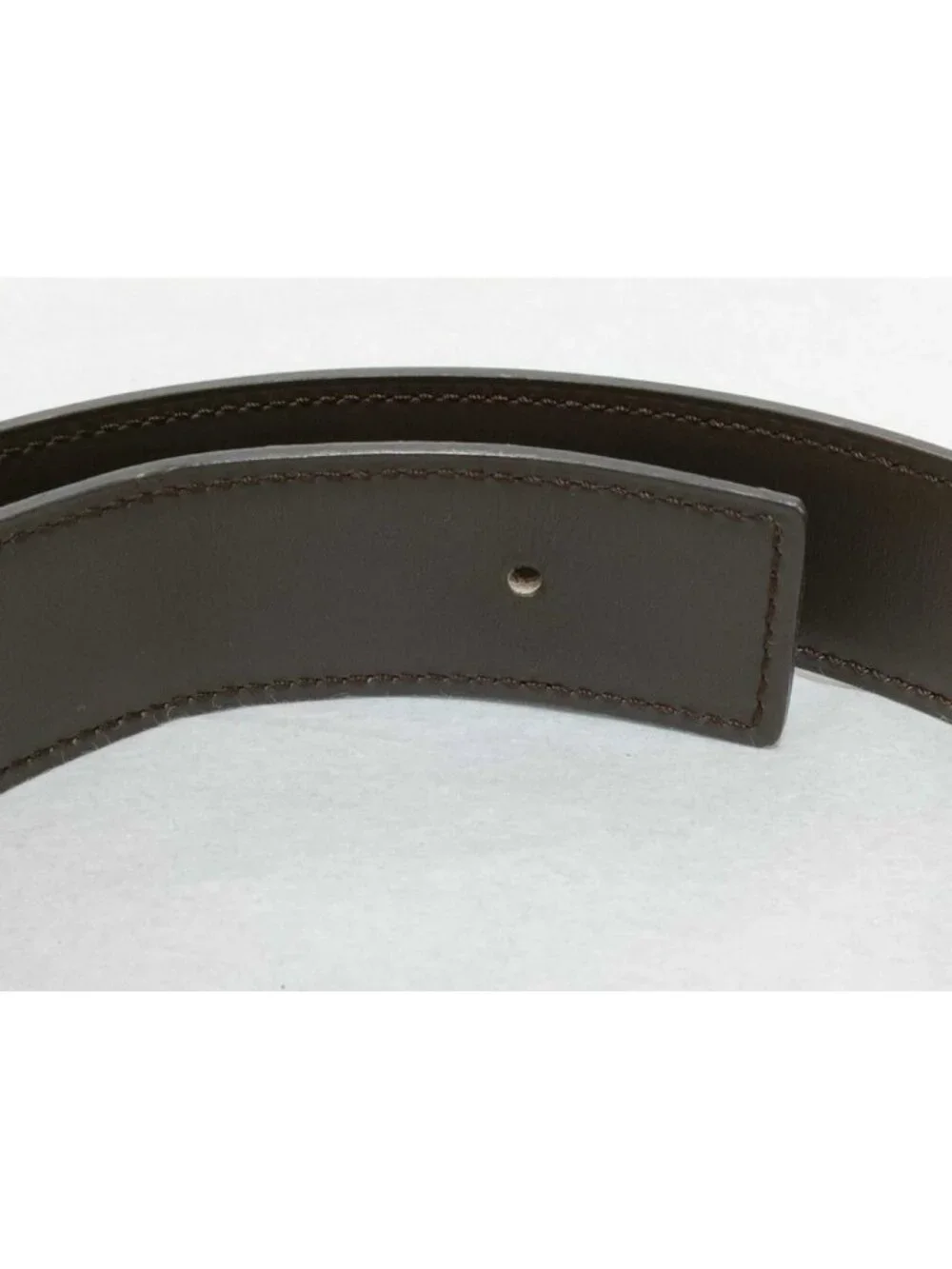 Hermes Belt Constance Brown Leather
